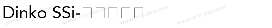 Dinko SSi字体转换